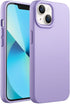 JETech Silicone Case for iPhone 13 6.1-Inch, Silky-Soft Touch Full-Body Protective Phone Case, Shockproof Cover with Microfiber Lining (Light Purp...