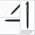 WY WENYUAN Black Pens, Fine Point Smooth Writing Personalized Ballpoint Pens Bulk, Flair Teacher Pen, Black Ink 1.0 mm Journaling Pen, Aesthetic G...