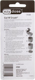 EZY DOSE 3 Compartment Pill Crusher, Cutter and Grinder, Daily Usage, Safely Cut Pills, Vitamins, Tablets, Accurate and Easy Cutting, Stainless St...