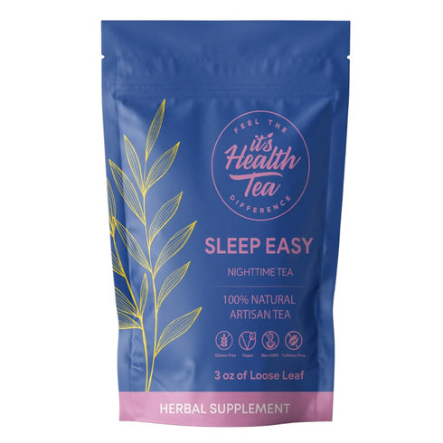 Sleep Easy Herbal Tea (w/Chamomile, Lavender, Lemon Balm, Valerian Root, & Passion Flower) For A Good Nights Rest...