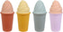 BLUE GINKGO Ice Cream Sand Toys - Silicone Beach Toy Ice Cream Set of 4 | Easy Clean, Travel-Friendly | Sand, Bath, Beach Toys for Toddlers and Ch...