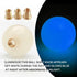 Round Ball Shift Knob Universal Luminous Gear Shift Knob 5 6 Speed for Manual Automatic Vehicles with Adapters (Cream to Blue)...