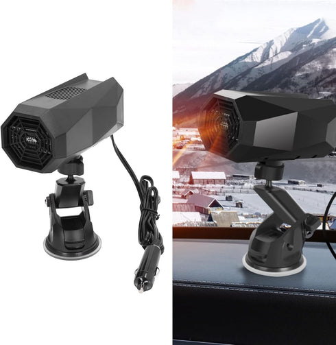 Car Heating, Car Window Defroster, Portable Heater For Car, 12v Car Heater Multifunction 360° Adjustable Fast Heating Universal Windshield Demiste...