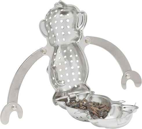 HIC Harold Import Co. HIC Tea Infuser with Drip Tray, Single, Monkey...