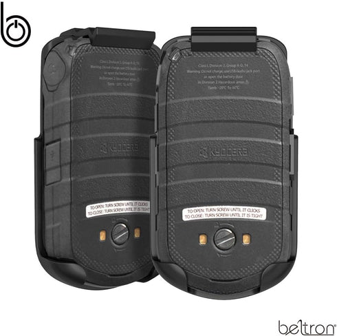 BELTRON DuraXV LTE Belt Clip Holster, Heavy Duty Rotating Belt Clip Holder Case for Kyocera DuraXV LTE E4610 (Verizon), DuraXE E4710 (AT&T), Secur...