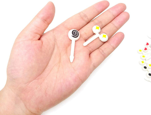 Honbay 30PCS Pieces Eye Food Toothpicks Fruit Forks Cupcake Picks for Party Cake Decoration Supplies...