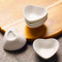 Ceramic Heart Shape Sauce Dish,Multipurpose Mini Seasoning Dishes Sushi Dipping Bowl Appetizer Plates Serving Dish Saucers Bowl Love Wedding Gift ...