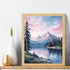 Natuyalo Landscape Paint by Numbers Kit for Adults - Mountain and River Paint by Number on Canvas Without Frame, DIY Acrylic Painting for Ideal Gi...