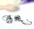 925 Sterling Silver Earings Dangle Shiny Cubic Zirconia Studs Hypoallergenic for Women | Earrings for Women Trendy | Dangling Earrings for Women |...