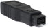 RLECS FireWire IEEE 1394 Type A 400 6 Pin Female to 1394 Type B 800 9 Pin Male Data Transfer Adapter Converter for MacBook Pro, Mac Mini, iMac etc...