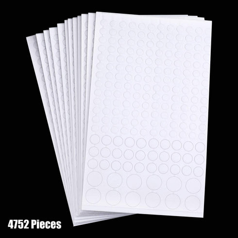 Foam Dots Dual-Adhesive 3D Foam Dots 3 Sizes Pop Foam Dots Round Adhesive Foam Mounts for Craft DIY Art Scrapbooking Cards Decoration Supplies (47...