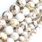 Yochus 6mm White Shell Turquoises Round Loose Beads Natural Stone Beads for Jewelry Making...