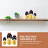 Totority Japanese Sosaku Kokeshi Doll Wooden Japanese Kimono Kokeshi Doll: 1 Set Kimono Dolls Miniature Wood Yellow Japanese Doll Desk Ornament fo...