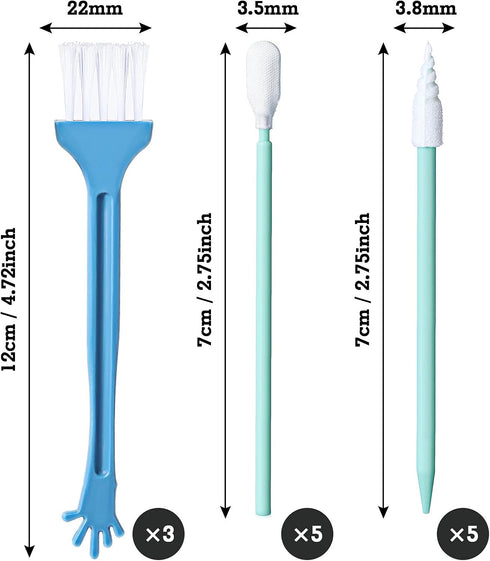 Frienda 33 Pcs Anti Dust Plug Set Phone Dust Plug Compatible with Samsung s10, s20, s21, A51, A52, A71, Phone Port Cleaning Brush Kit Phone Speake...