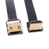 JSER CYFPV Down Angled 90 Degree HDMI Male to Female FPC Flat Cable for HDTV Multicopter Aerial Photography (0.2m)...