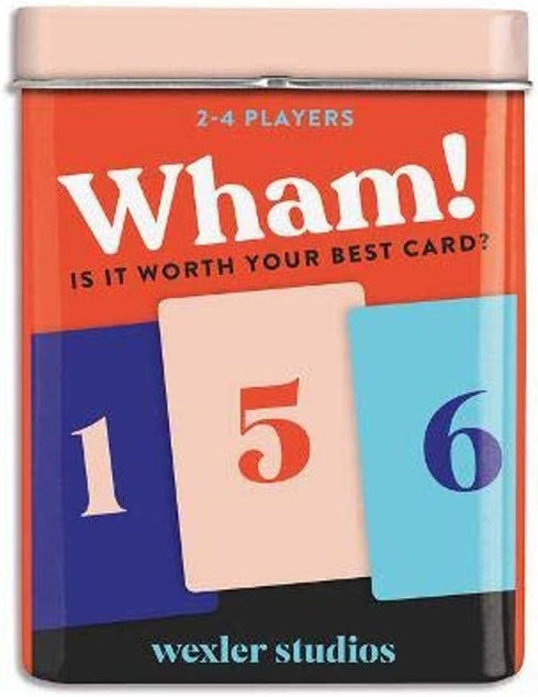 Galison Wham! Card Game – Fun Card Game for Kids, Easy to Play Family Game for 2+ Players, for Ages 6+ – Convenient Storage Tin and Instructions I...