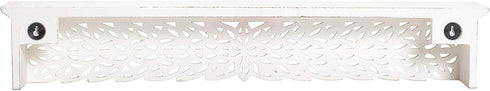 Fetco Habitat Fetco Gaudin White 30-in. Decorative Shelf...