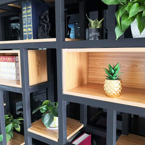 Artificial Succulent Pineapple Room Decor - House Greenery for Hotel Restaurant Home Office Kitchen Table (01 Gold)...