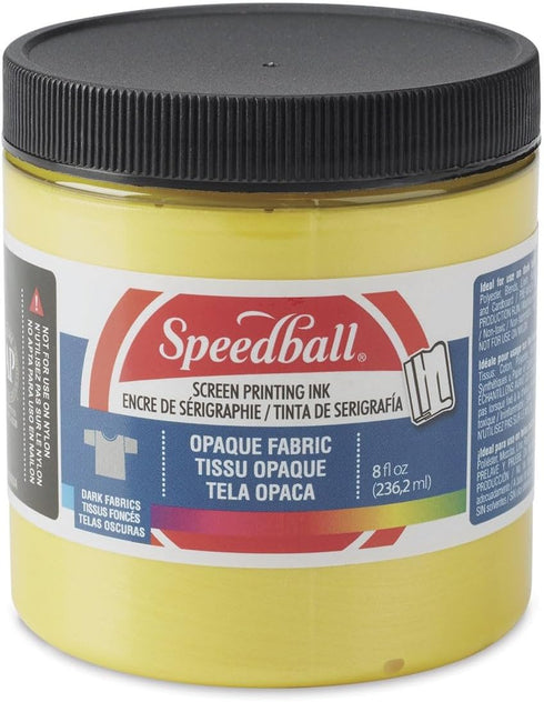 Speedball 004805 Opaque Fabric Screen Printing Ink, 8 fl. oz., Citrine...