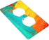 Abstract Oil Painting Single Duplex Outlet Light Switch Plate Cover Decor Wall Plate Cover For Home Bedroom Kitchen Decorative 4.5 * 2.76 Inches S...
