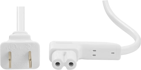 19.5in 2-Pack Power Cord Compatible with Sonos One, Sonos One SL, Sonos Play-1 Speakers - Power Plug Cable (Short, White)...