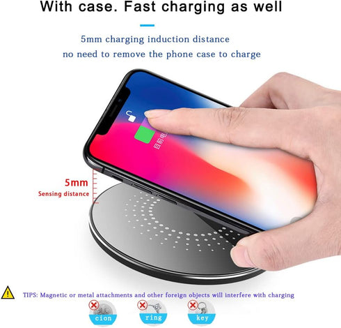 30W Wireless Charger Pad, Wireless Charger 30W, Fast Wireless Charger, Wireless Charging Compatible with Samsung Galaxy S22/S22+/S21/S20/S10, Fast...