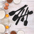 Silicone Spatula, 6 pieces Heat Resistant Rubber Spatulas Set for Baking, Cooking and Mixing Kitchen Utensils Seamless One Piece Spatula with Stai...