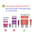MuHize Fuse Tap Kit 5 Pack - Upgraded 12V Automotive Add-a-Circuit Taps, Locking Clip Adapter with 5A Blade Fuse for Car Truck SUV | Anti-Vibratio...