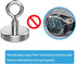 Magnetic Eye Hooks, 6PCS Strong Neodymium Magnet Loop Hooks for Hanging, Lights, Tools, Kitchen, Workplace, Office (Diameter0.98in)...