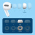 MMOBIEL 3 Pairs Replacement Earbud Tips for AirPods Pro Gen 1 & 2 Anti-Slip Silicone Ear Tips – Earbuds with Noise Reduction Hole, Portable Storag...