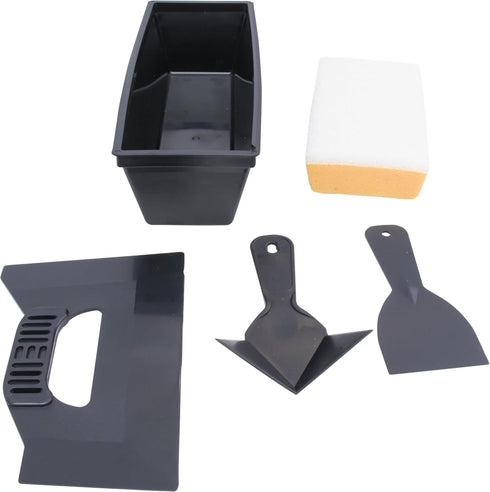 MARSHALLTOWN Drywall Kit, Contractor Grade, Sponge, Corner Drywall Tool, Triple Edge Drywall Knife, DK298...