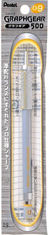 Pentel Packaged Graph Gear 500 Automatic Drafting Pencil, 0.9mm, Yellow Accents (XPG519)...