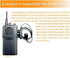 Walkie Talkies Earpieces(2 Packs) with Mic 2 Pin Covert Air Acoustic Tube Headset for Baofeng UV-5R BF-888S BF-F8HP Retevis H-777 Kenwood Pxton Pu...