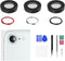 for iPhone SE 3rd Generation Midnight Starlight Red 3 Color Sets HD Tempered Back Camera Lens Replacement for iPhone SE 2022 Rear Camera Lens Meta...