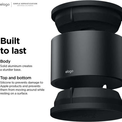 elago D Stand Charging Station Compatible with Apple Devices - Charging Dock Compatible with Apple TV Remote, Compatible with iPhone and More, Pre...