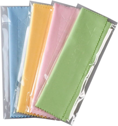 Microfiber Screen Cleaning Cloths, HTTX 4-Pack 6 x 7 inches for Cell Phones, Tablets, LCD TV, Laptop, Camera Lenses, Surface Tablet, Monitor, Car ...