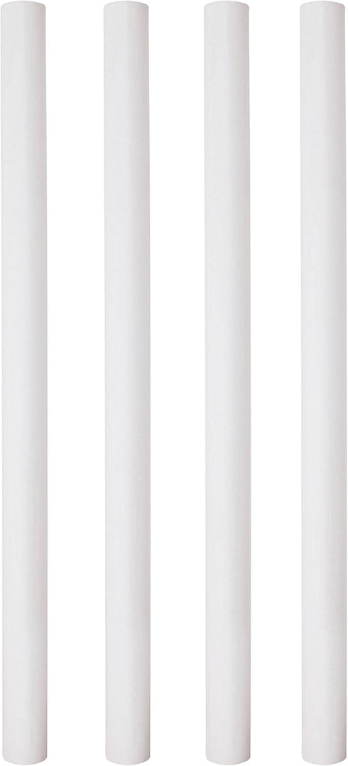 PME 12.5-Inch White Plastic Hollow Pillars, Pack of 4...