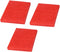 uxcell 3pcs Scouring Pad Non-Scratch Scouring Sponge Scrub Pads 6"x4" for Scouring Kitchen, Dishwashing, Red...