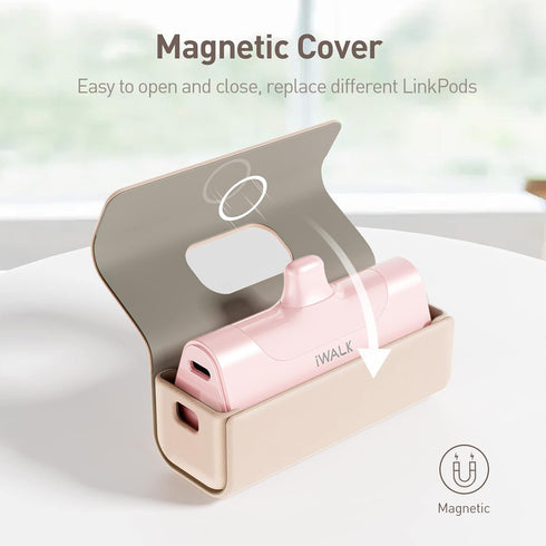 iWALK Charger Bag for Portable Charger 3350mAh, 4500mAh, 4800mAh Power Bank Compatible with iPhone Portable Charger iWALK Portable Charger Fashion...