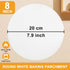 150Pcs-8 Inch Parchment Paper Rounds,Baking Parchment Paper, YUFDA Non-Stick Parchment Paper for Baking, Precut Round Parchment Paper for Tortilla...
