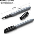 Hethrone Permanent Markers, 28 Count Permanent Markers for Writing Doodling and Marking?Black?...