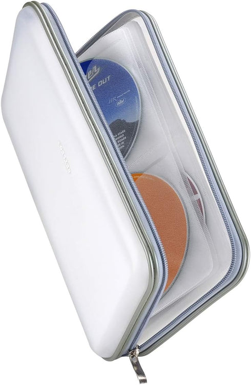 72 Capacity Heavy Duty CD DVD Blu-ray Media Case Storage Holder Organizer Wallet(Clear)...