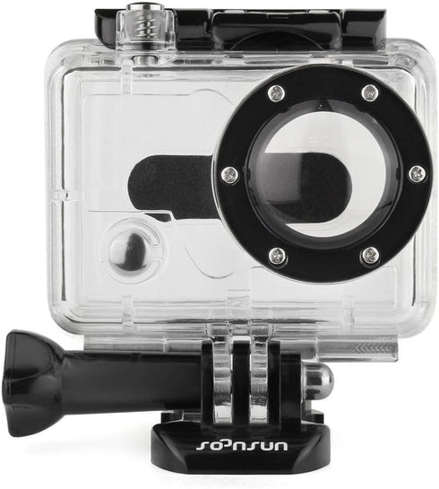 SOONSUN Replacement Waterproof Housing Case for GoPro HD Hero and HD Hero 2 Camera Underwater Protective Dive Housing Case...