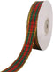Christmas Ribbon Red and Green Plaid 5/8" x 50 yd...