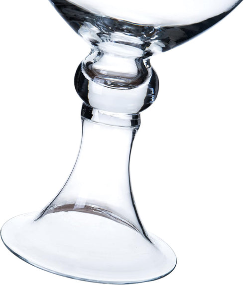 Diamond Star Glass Apothecary Jars with Lids for Candy Buffet - Large Apothecary Jars for Bathroom, Candy Bar, Kitchen, (Height: 16.5" Body: 6.5)...