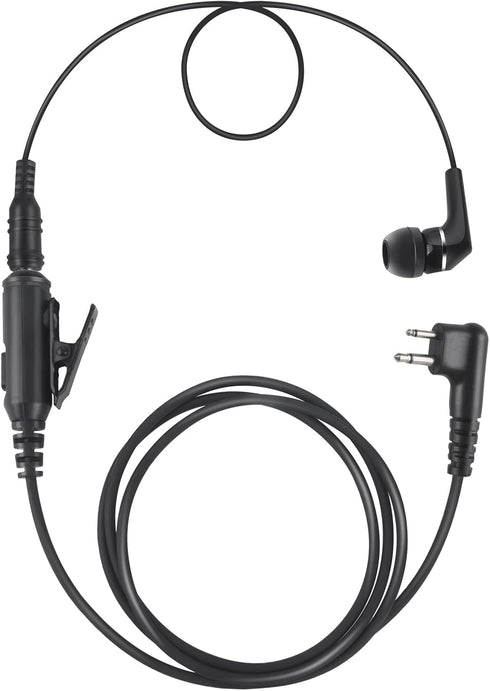 2 Pin Ptt Mic Earpiece Two Way Radio Headset for Motorola Walkie Talkie...