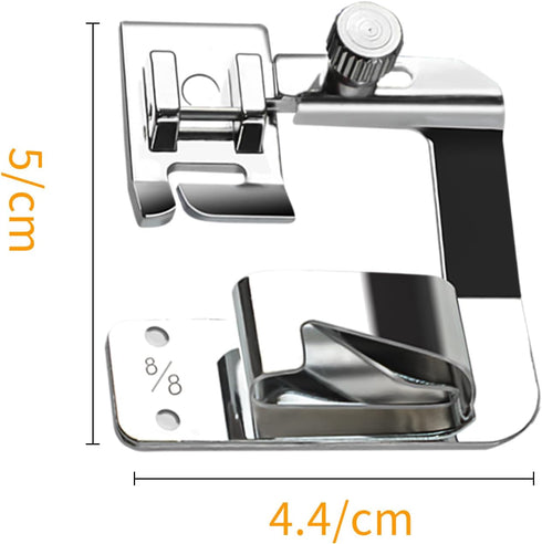 ANYQOO 3 Sizes Rolled Hem Pressure Foot Sewing Machine Presser Foot Hemmer Foot Set (1/2 Inch, 3/4 Inch, 1 Inch) for Singer, Brother, Janome and O...