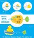 Dollibu Boat Racer Buddy, Fun Educational Bath Toy Finger Puppet Pull and Go Water Racing Lake Pal for Shower Pool Bathtub Swim Hard Surfaces for ...