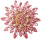 Rhinestone Crystal Sunflower Brooch Pin Elegant Wreath Brooch Clothing Hat Bag Skirt Accessories for Women Girls...