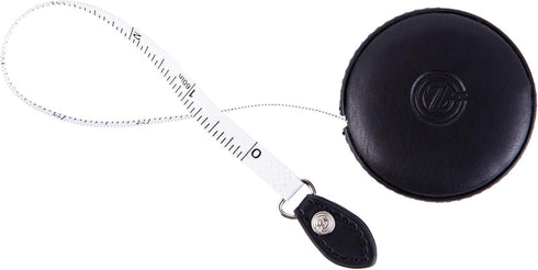 g Tape Measure Leather Retractable Body Measuring Tape 150 cm 60 Inch Tailor Fabric Small Tape Measure with Push Button, Black (1 Pack)...